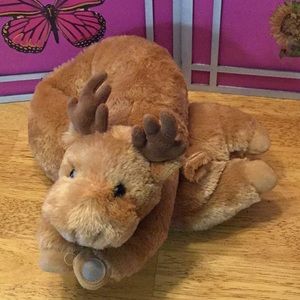 Moose plush neck massager